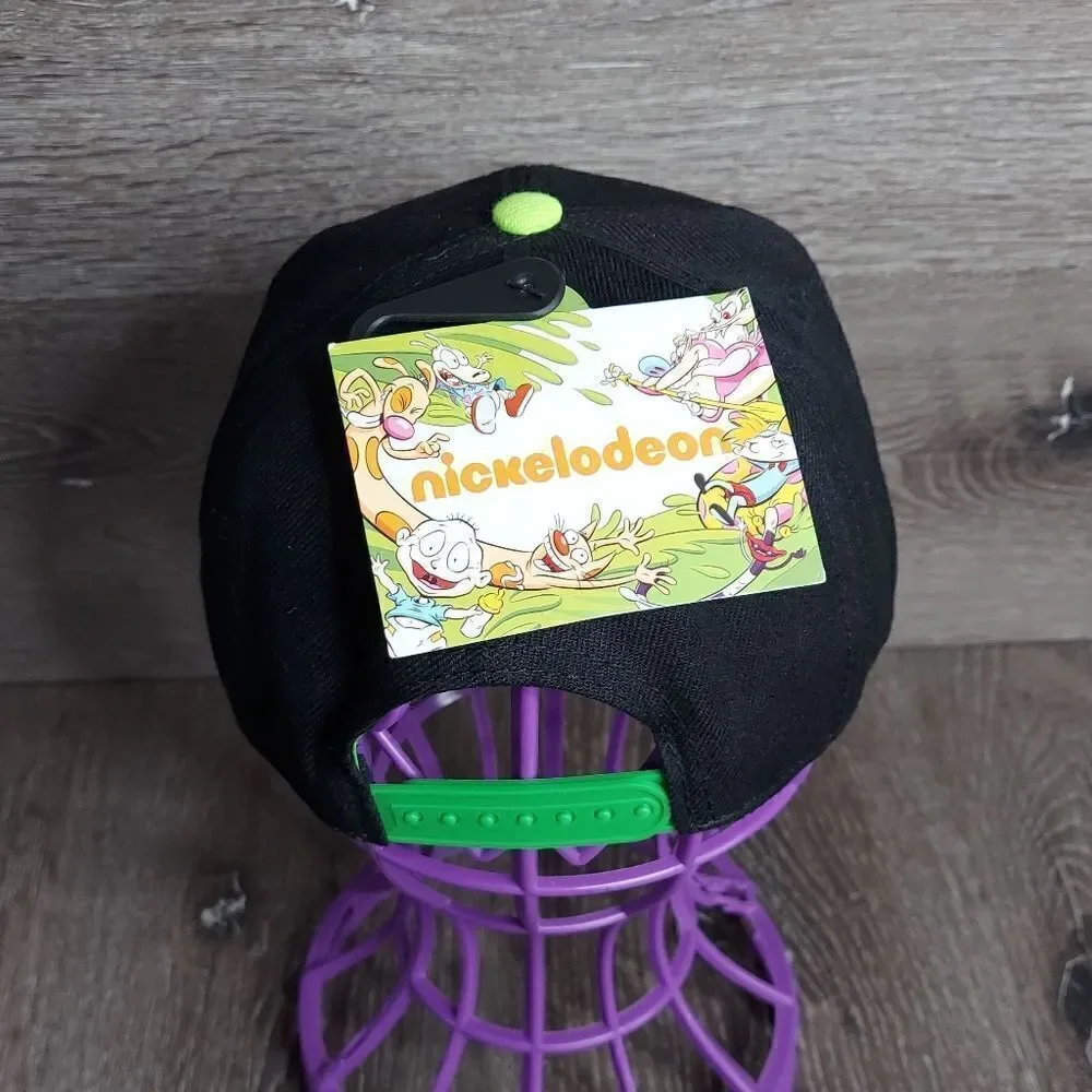 2018 Nickelodeon Rugrats Toddler Hat Cap Snapback Adjustable Black Embroidered